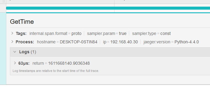 Image of a span with the function return value automatically logged to it.